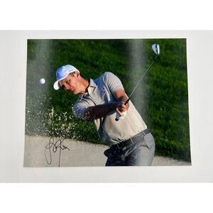 Justin Rose Signed Photo 11X14 Autographed Golf Action PGA